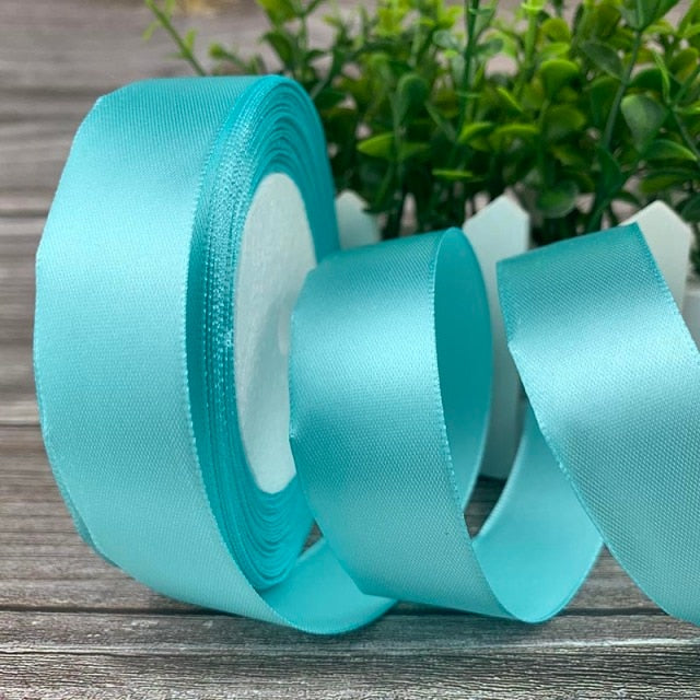 25 Yards/Roll 15mm Silk Satin Ribbons For Crafts Bow Handmade Gift Wrapping Christmas Wedding Decorative Ribbon 6/10/15/20/25/40/50mm - KiwisLove