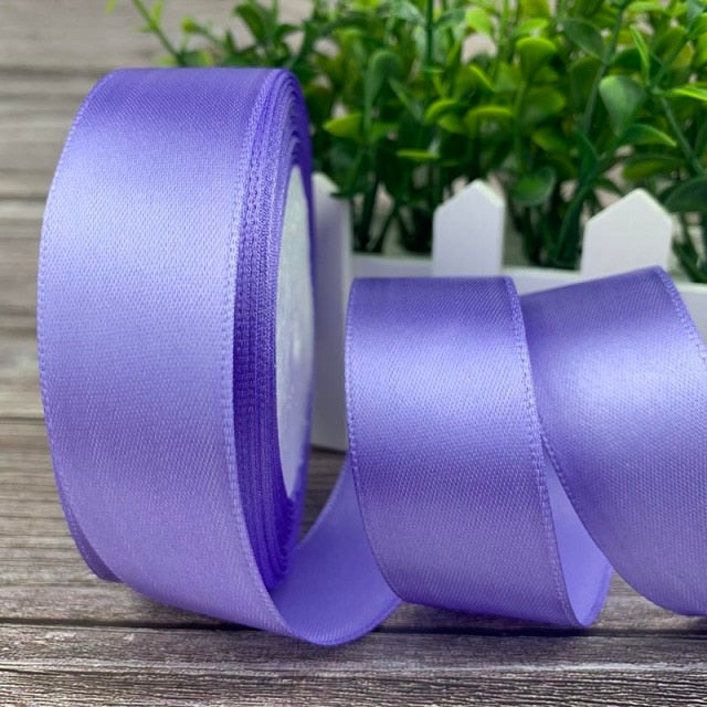 25 Yards/Roll 50mm Silk Satin Ribbons For Crafts Bow Handmade Gift Wrapping Christmas Wedding Decorative Ribbon 6/10/15/20/25/40/50mm - KiwisLove