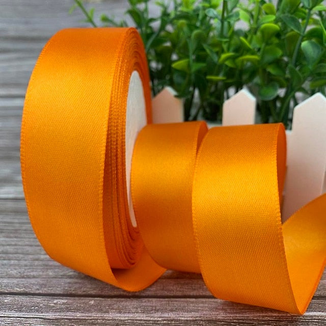 25 Yards/Roll 50mm Silk Satin Ribbons For Crafts Bow Handmade Gift Wrapping Christmas Wedding Decorative Ribbon 6/10/15/20/25/40/50mm - KiwisLove