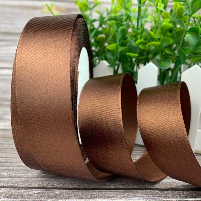 25 Yards/Roll 50mm Silk Satin Ribbons For Crafts Bow Handmade Gift Wrapping Christmas Wedding Decorative Ribbon 6/10/15/20/25/40/50mm - KiwisLove