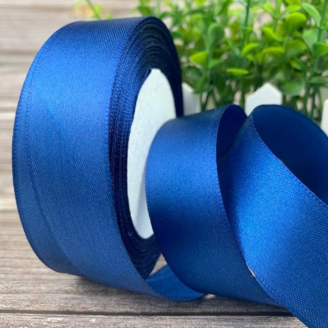 25 Yards/Roll 50mm Silk Satin Ribbons For Crafts Bow Handmade Gift Wrapping Christmas Wedding Decorative Ribbon 6/10/15/20/25/40/50mm - KiwisLove