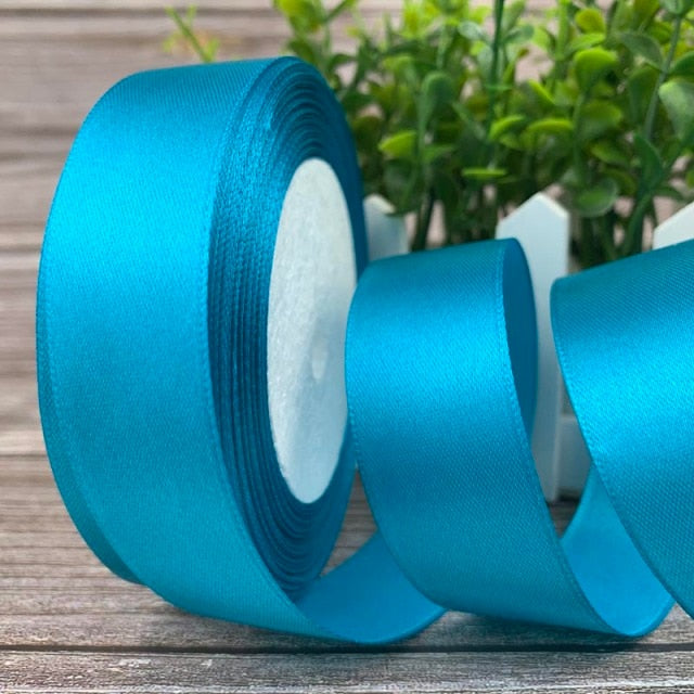 25 Yards/Roll 15mm Silk Satin Ribbons For Crafts Bow Handmade Gift Wrapping Christmas Wedding Decorative Ribbon 6/10/15/20/25/40/50mm - KiwisLove