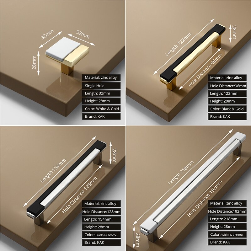 Kitchen Handles for Cabinet Drawer Dresser Knobs - KiwisLove