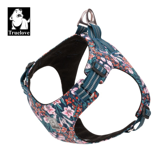 Truelove Dog Harness Floral   Vest Type Cat Printed Cotton TLH1912 - KiwisLove