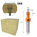 8mm Shank HSS Woodworking Countersink Router Bit Set Screw Extractor Remon Demolition for Wood Milling Cutter - KiwisLove