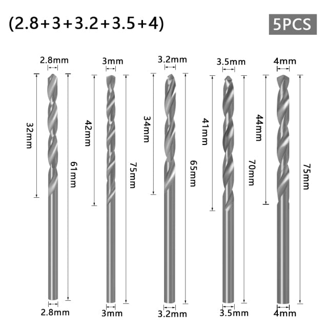 8mm Shank HSS Woodworking Countersink Router Bit Set Screw Extractor Remon Demolition for Wood Milling Cutter - KiwisLove