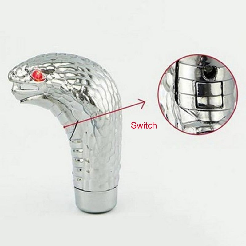 2021 Cobras Snake Shape Car Gearbox Handle With LED Light Gear Levers Knob Car Modification Gear Stick CSL88 - KiwisLove