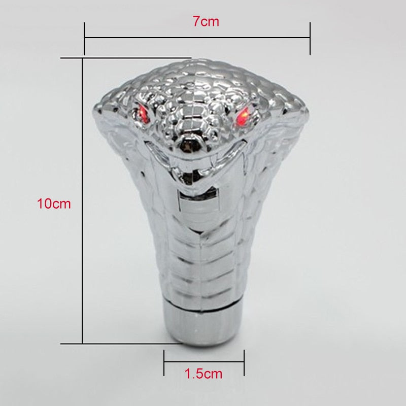 2021 Cobras Snake Shape Car Gearbox Handle With LED Light Gear Levers Knob Car Modification Gear Stick CSL88 - KiwisLove