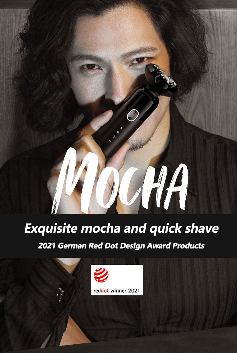 ENCHEN 4D Floating Magnetic Electric Shavers Waterproof Two Speeds - KiwisLove