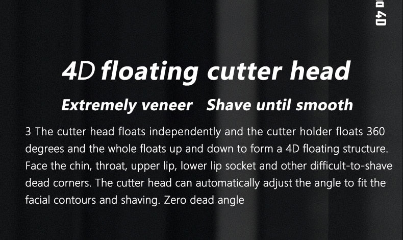 ENCHEN 4D Floating Magnetic Electric Shavers Waterproof Two Speeds - KiwisLove