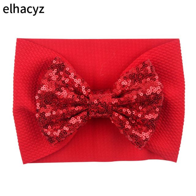 2021 NEW Big Bow Headband Pearl Flower Turban Girls Fabric Elastic Hair Band - KiwisLove