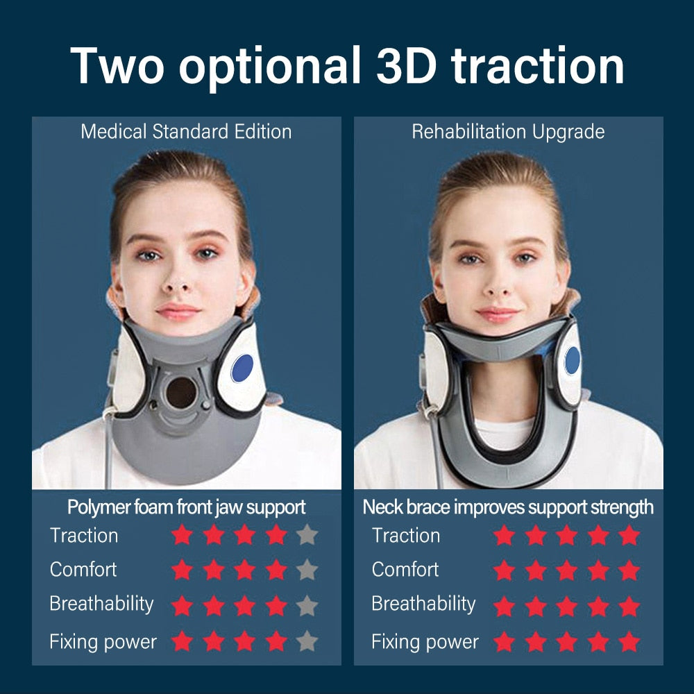 Yongrow Inflatable Cervical Neck Traction Adjustable Stretcher Collar - KiwisLove