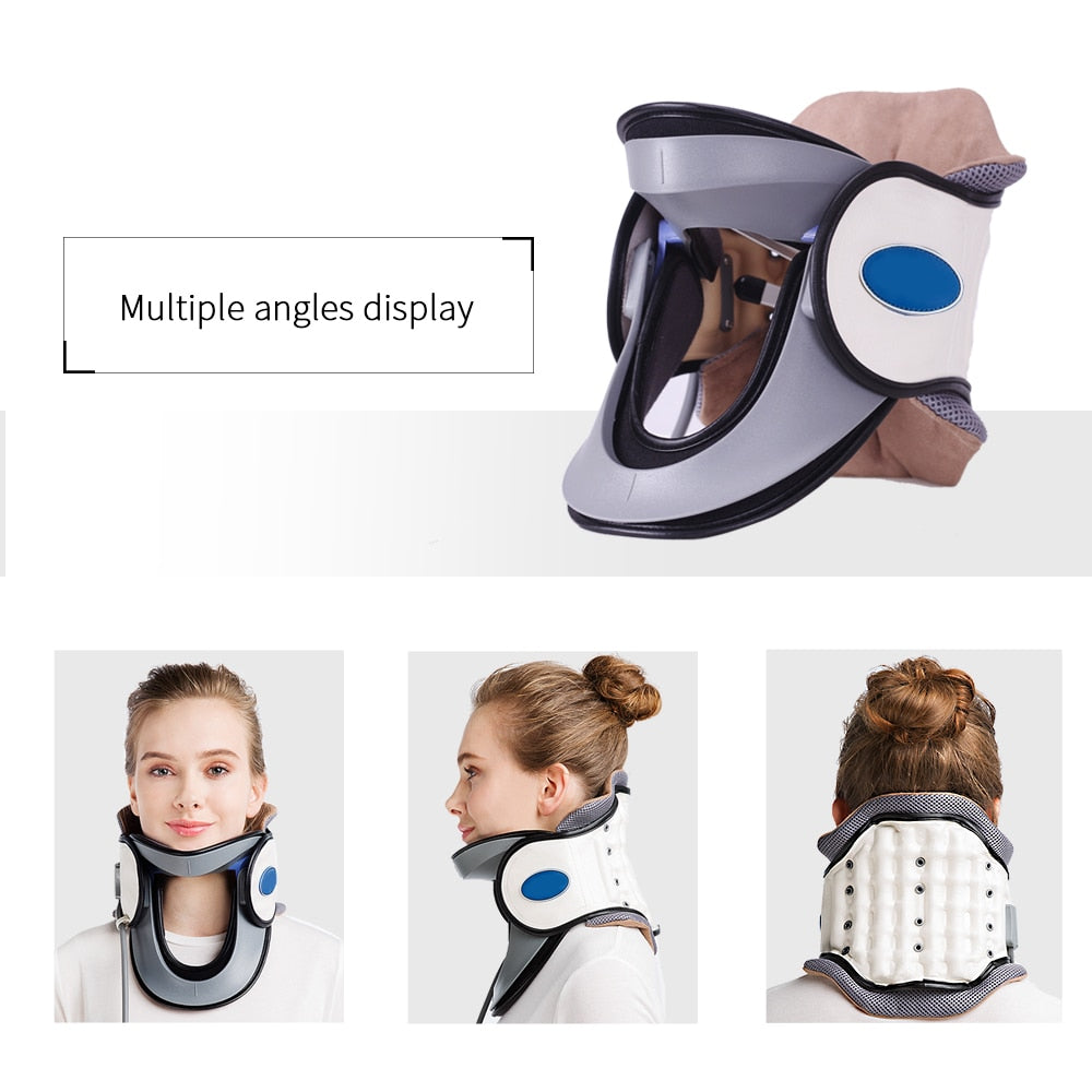 Yongrow Inflatable Cervical Neck Traction Adjustable Stretcher Collar - KiwisLove