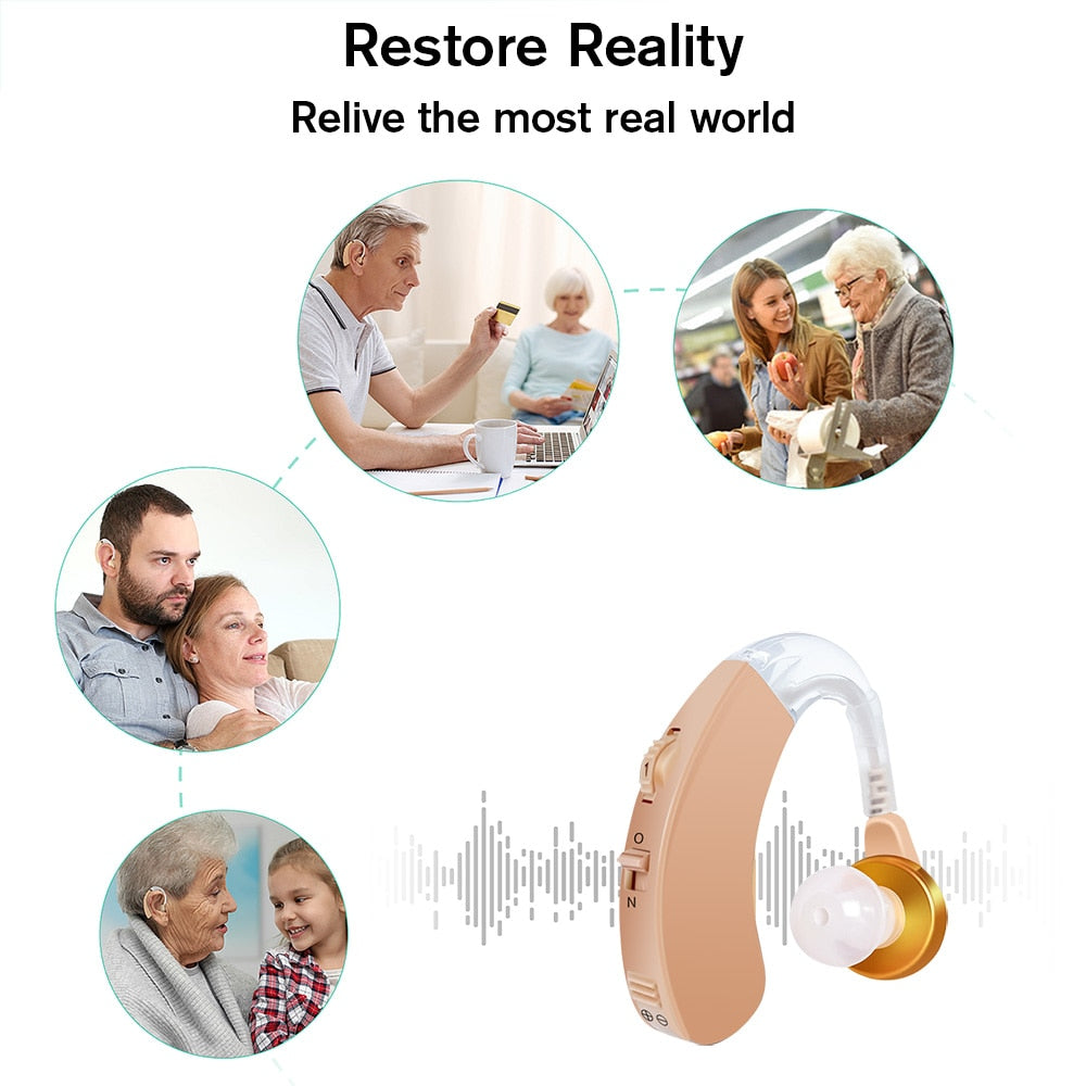 Yongrow Tonometer Wrist Sphgmomanometer & Hearing Aid Voice Sound Amplifier - KiwisLove