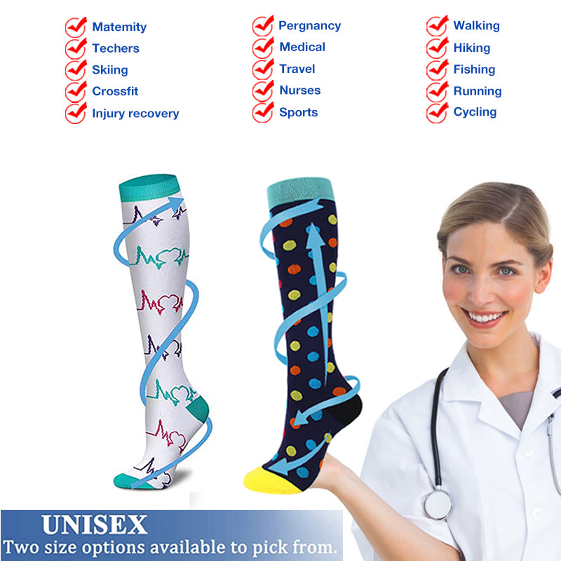 Compression Stockings Running 8 Pairs Per Set Outdoor Sport  Female Running - KiwisLove