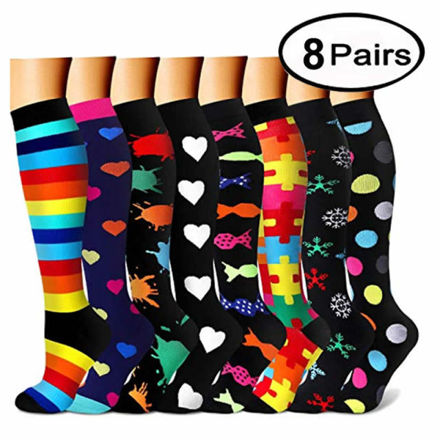 Compression Stockings Running 8 Pairs Per Set Outdoor Sport  Female Running - KiwisLove