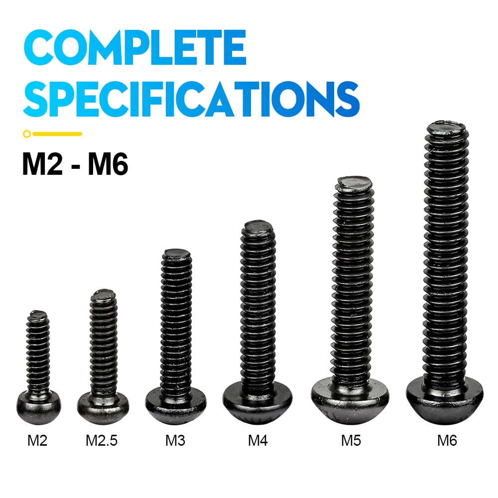 NINDEJIN hex hexagon socket button head screw set  nut carbon steel - KiwisLove