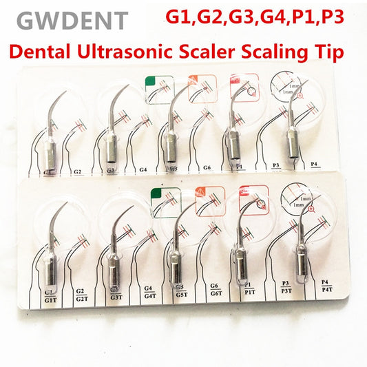 5pcs Dental Scaler Tips Fit EMS Woodpecker Ultrasonic Scaler - KiwisLove