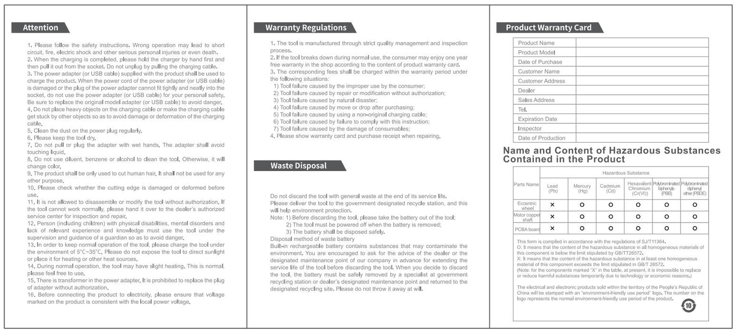 ENCHEN Hummingbird USB Electric Hair Clippers Rechargeable Cordless - KiwisLove