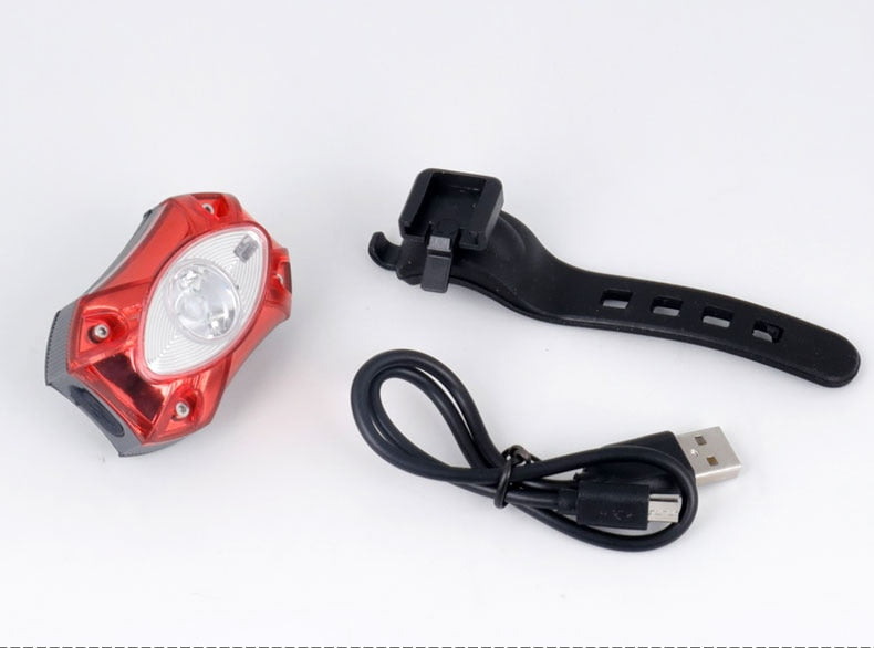 Raypal 3W USB Rechargeable Rear Back Bicycle Light Rain Water Proof LED Bycicle Light Safety Cycling Bike Tail Lamp Taillight - KiwisLove