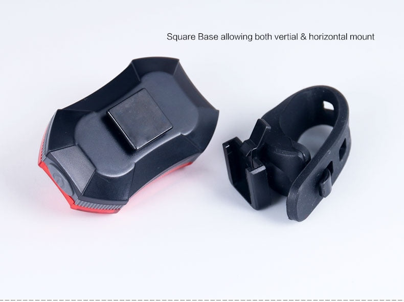 Raypal 3W USB Rechargeable Rear Back Bicycle Light Rain Water Proof LED Bycicle Light Safety Cycling Bike Tail Lamp Taillight - KiwisLove