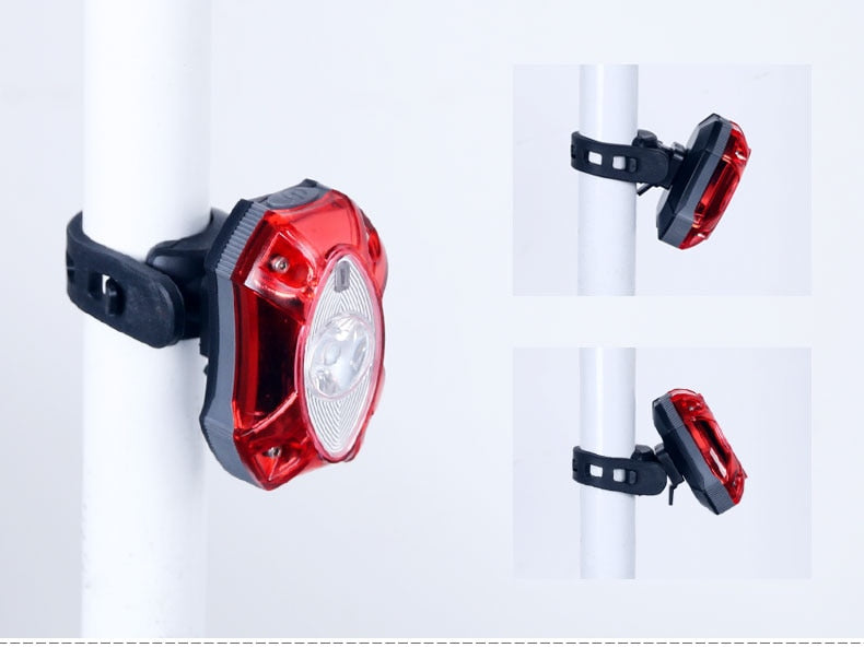 Raypal 3W USB Rechargeable Rear Back Bicycle Light Rain Water Proof LED Bycicle Light Safety Cycling Bike Tail Lamp Taillight - KiwisLove