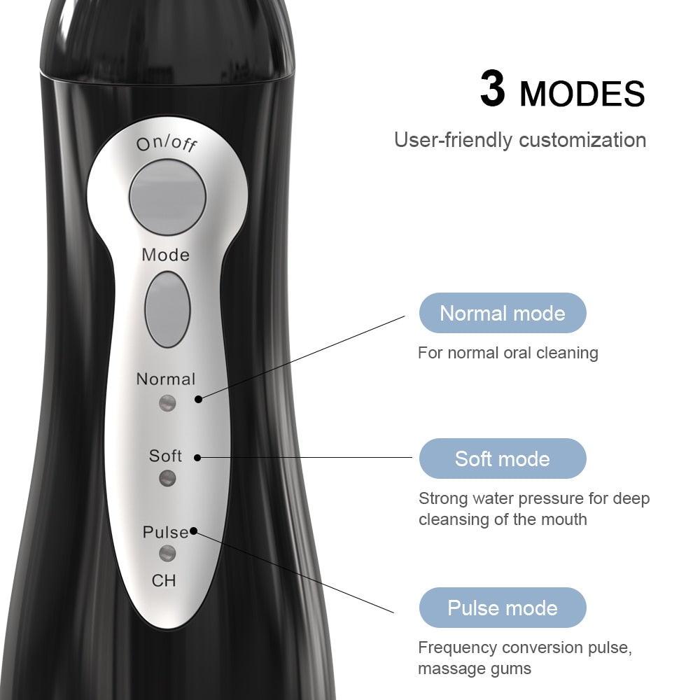 MORNWELL HF-5 Oral Irrigator Portable Water Dental Flosser - KiwisLove