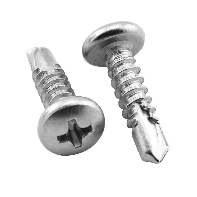 182pcs Cross Recessed Phillips Pan Head Self-Drilling Tapping Screw Thread - KiwisLove