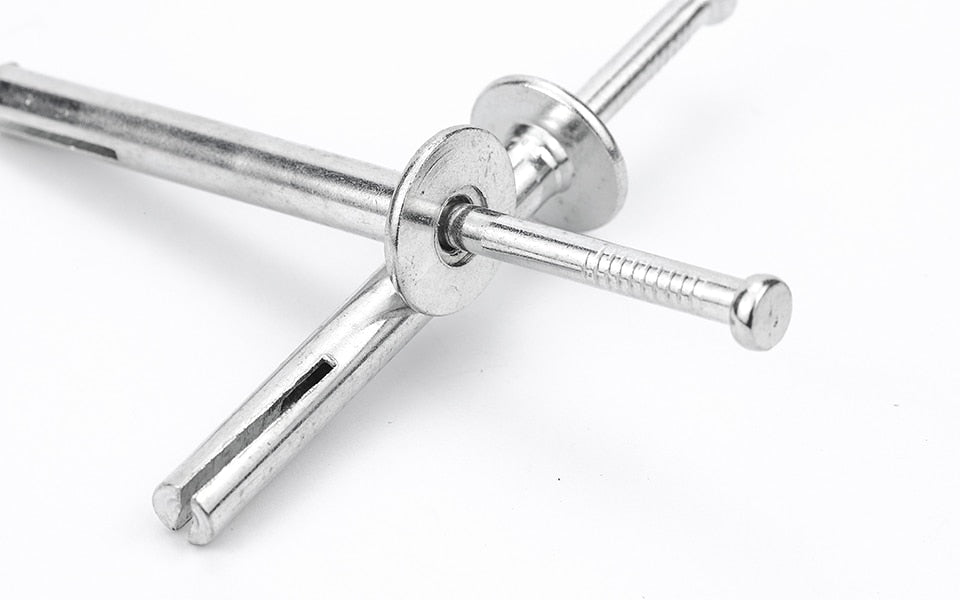 NINDEJIN Hammer Drive Rivet Pin Anchor Set Zinc Alloy Concrete Block Brick - KiwisLove