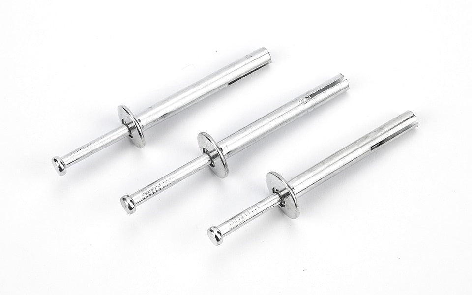NINDEJIN Hammer Drive Rivet Pin Anchor Set Zinc Alloy Concrete Block Brick - KiwisLove