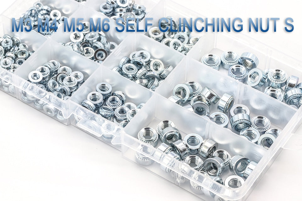 450pcs self clinching nut S zinc plated galvanized steel swage nut press-fit - KiwisLove