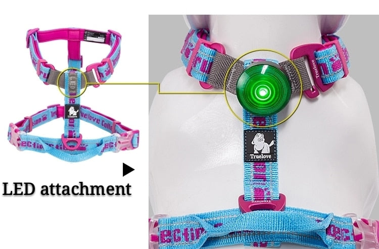 Truelove Dog Harness No Pull Tactical Service Pet Lift Breathable Mesh ReflectiveTLH6172 - KiwisLove