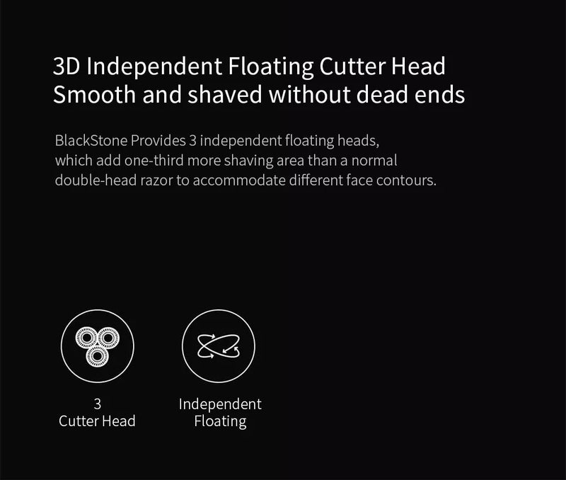 ENCHEN Electric Face Shaver Razor Men 3D Floating Blade USB Recharge - KiwisLove