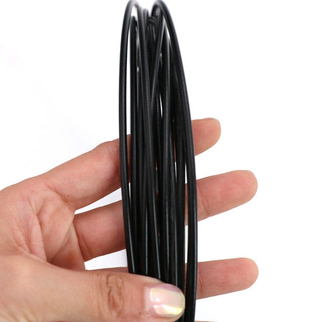 10m  PVC Plastic Coated 304 Stainless Steel Wire Rope Cable + 10 Loops - KiwisLove