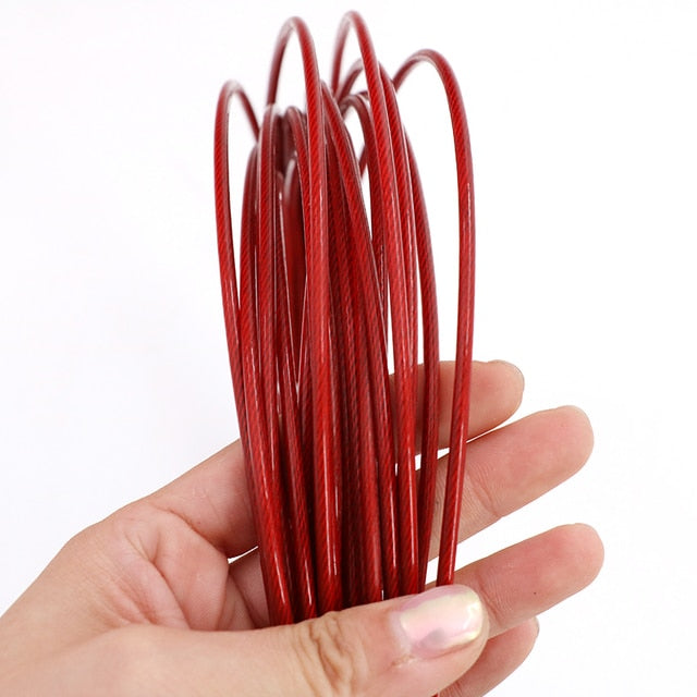 5m  PVC Plastic Coated 304 Stainless Steel Wire Rope Cable + 10 Loops - KiwisLove