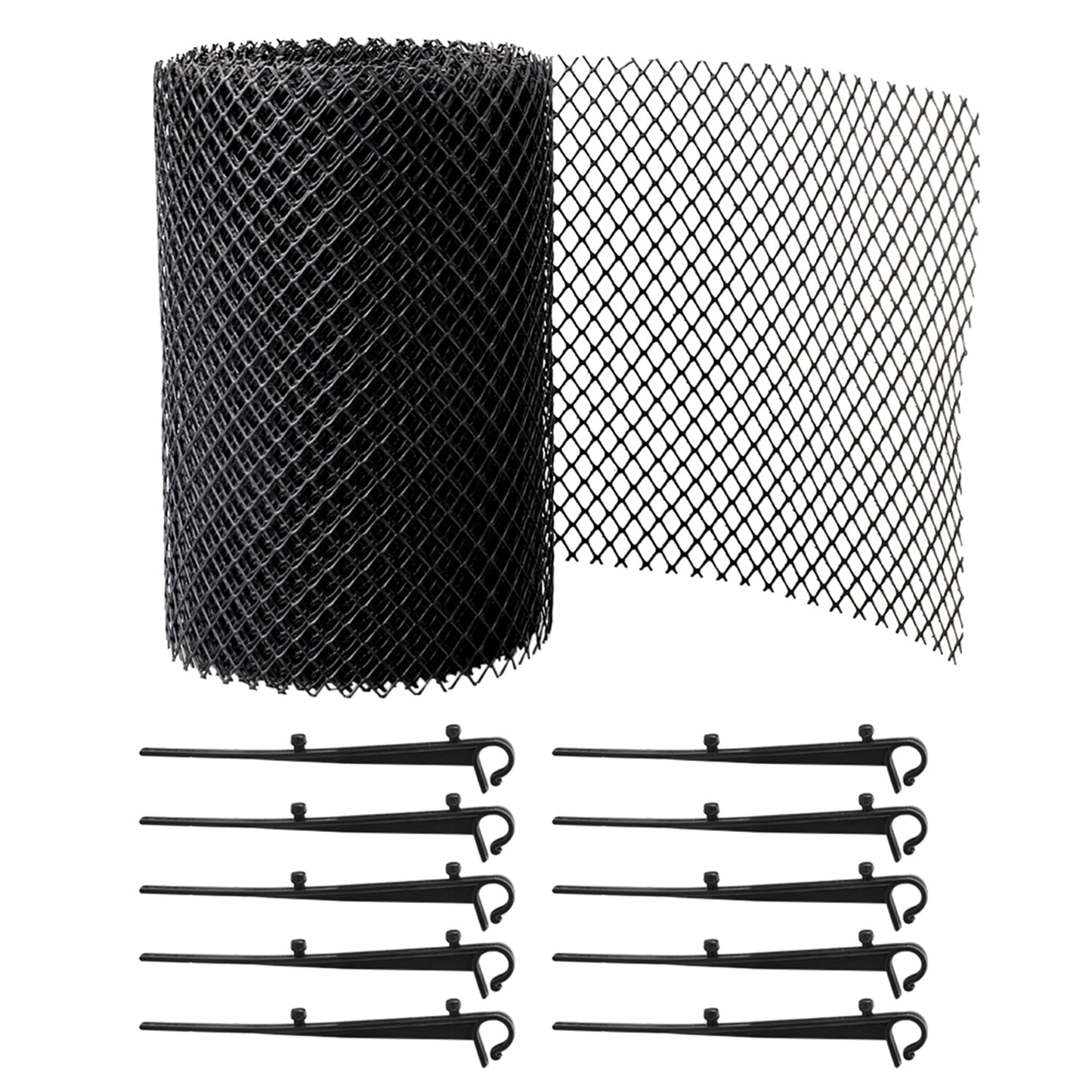 6m Gutter Guard Mesh Protector + 10 Stakes Set - KiwisLove