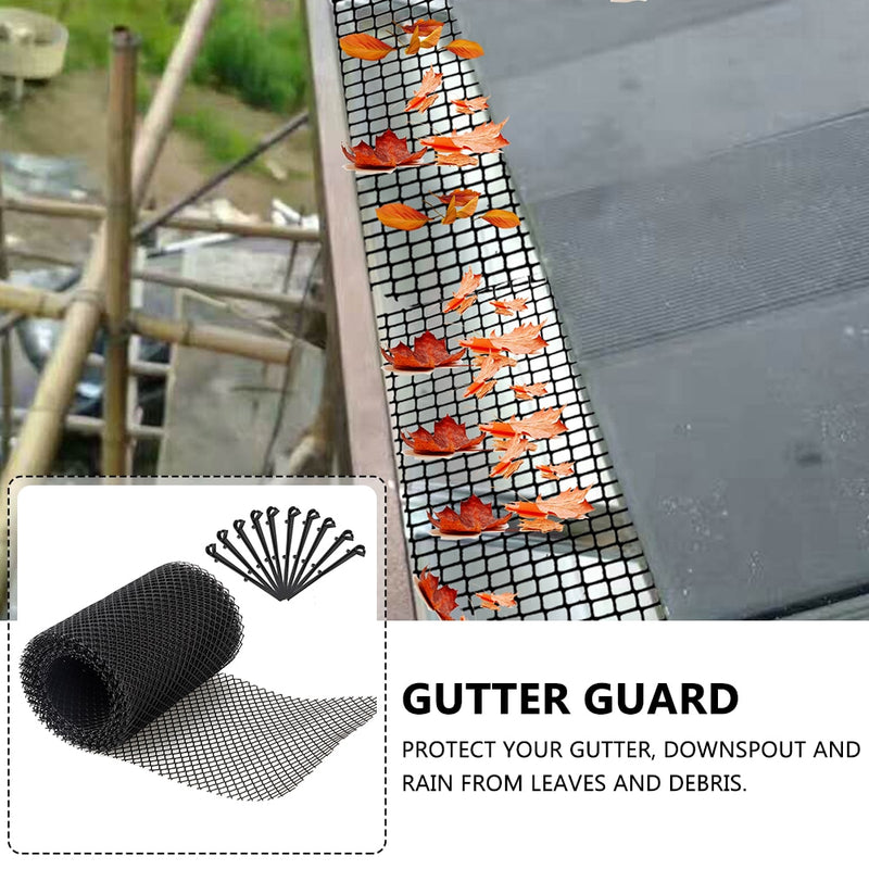 6m Gutter Guard Mesh Protector + 10 Stakes Set - KiwisLove