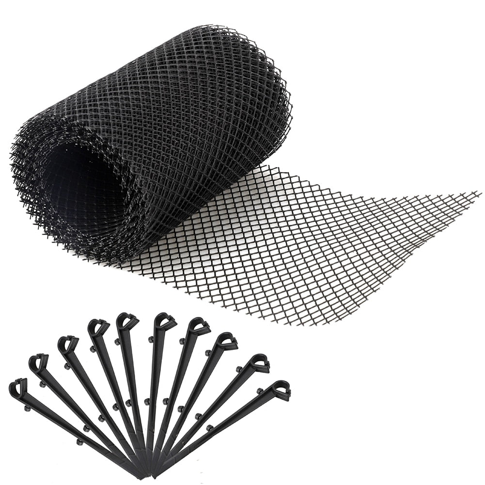 6m Gutter Guard Mesh Protector + 10 Stakes Set - KiwisLove