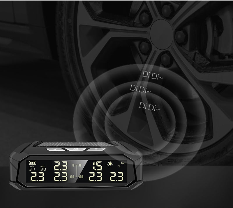 TPMS Tire Pressure Monitoring  Display Alarm Monitoring USB Charging Temperature Alert With 6 Sensors - KiwisLove