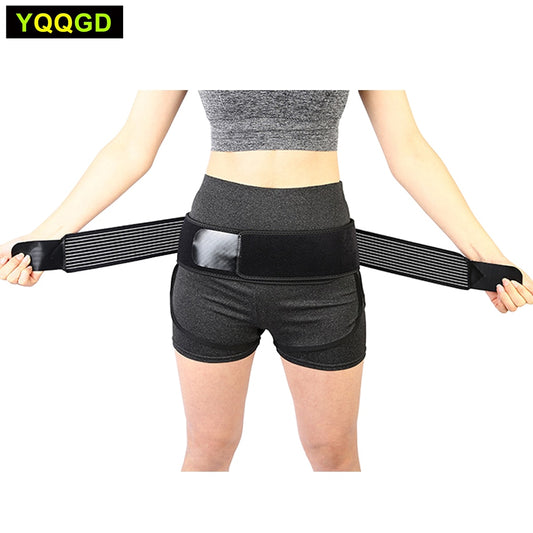 NZ Stock Sacroiliac SI Hip Belt for Sciatica Pelvic Lower Back Pain Relief – Black Adjustable Brace
 - KiwisLove
