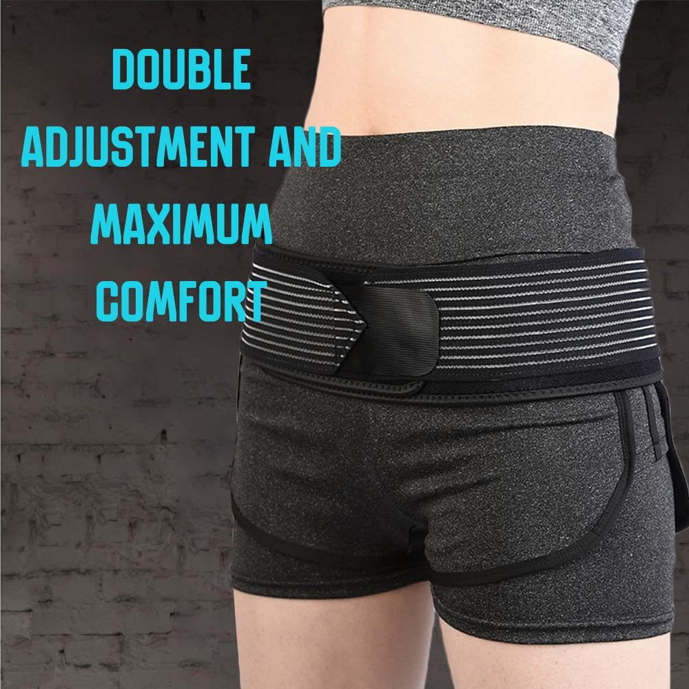 Sacroiliac Si Hip Belt Immediate Relief for Sciatica Pelvic Lower Back Lumbar Leg Pain Si Joint Support Sciatic Nerve Brace - KiwisLove