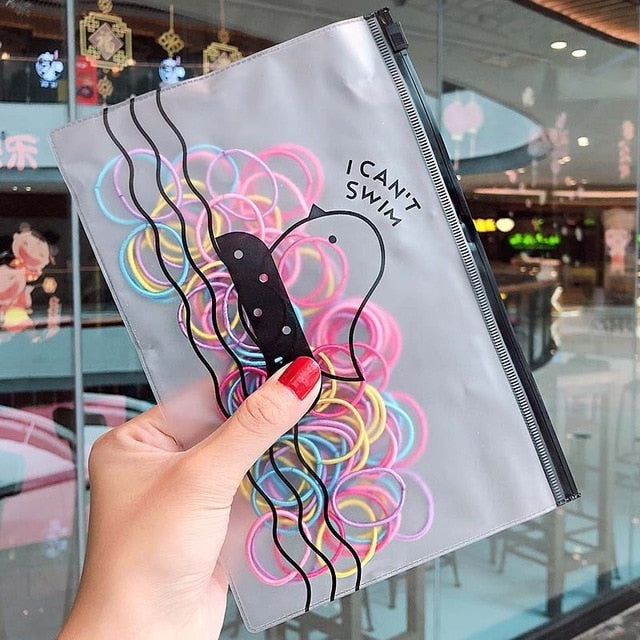 50/100pcs Girls Colorful Nylon Small Elastic Hair Bands kids Ponytail Holder Scrunchie - KiwisLove