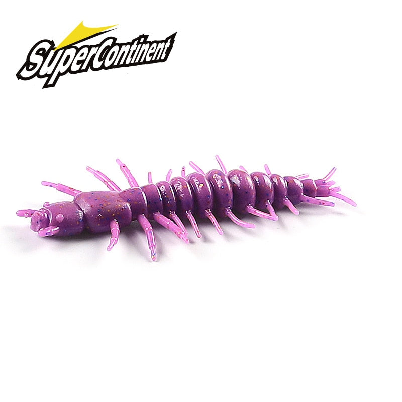 2021 New Zaza Larva soft lure Floating Freshwater Swimbaits Silicone Soft Bait Worm - KiwisLove