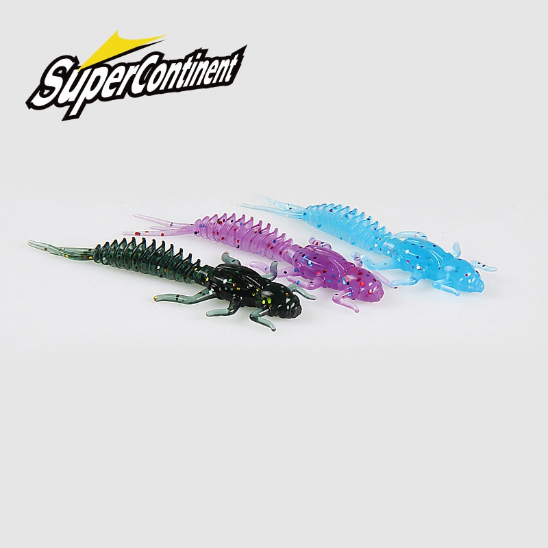 Reach Soft Lures  Soft Plastic Lures Larva   Floating  Swimbaits Silicone Soft Bait Worm - KiwisLove