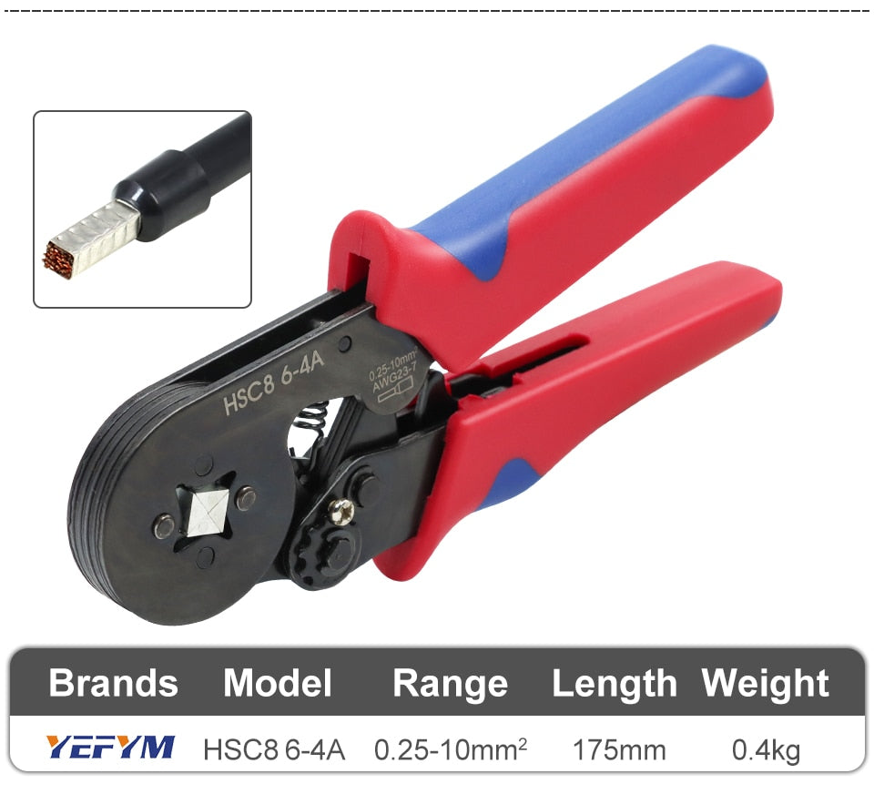 Tubular Terminal Crimping Pliers wire mini Ferrule crimper Household electricaltools - KiwisLove