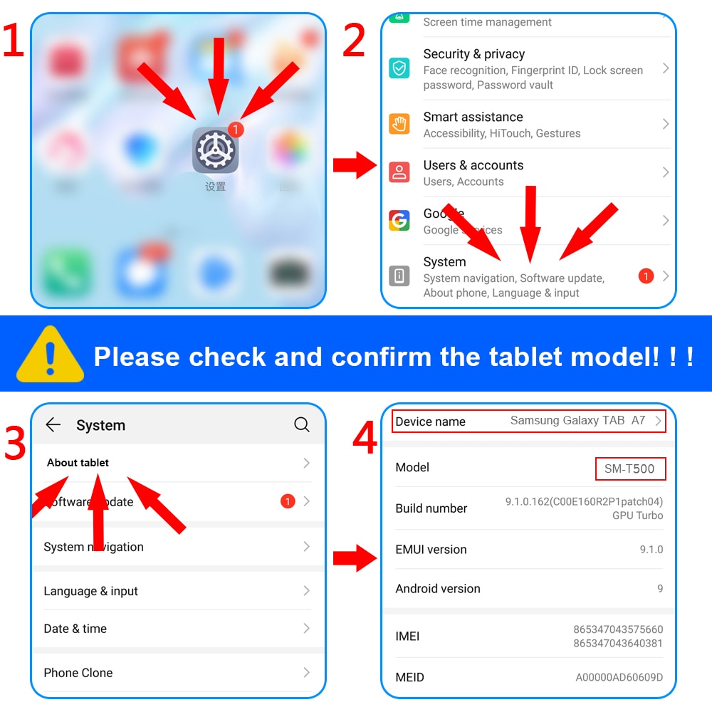 Case Samsung Galaxy Tab A7 10.4 SM-T500/T505 Adjustable Folding Cover A7 10.4 2020 Case - KiwisLove