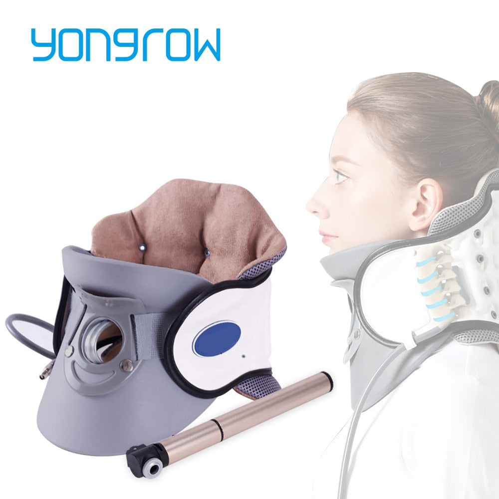 Yongrow Inflatable Cervical Neck Traction Adjustable Stretcher Collar - KiwisLove