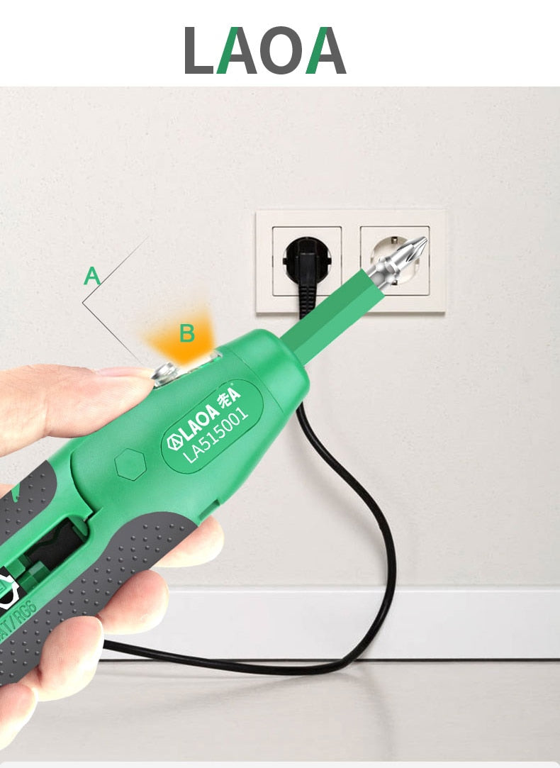 LAOA Multifunction Wire Stripping Pliers Screwdriver Test Pencil Electrical - KiwisLove