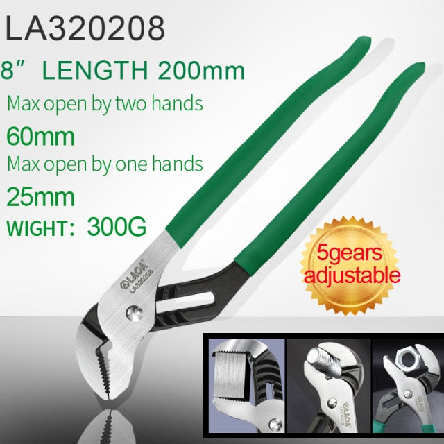 LAOA Multi-function Pipe Wrench Adjustable Water Pump Pliers Faucet - KiwisLove