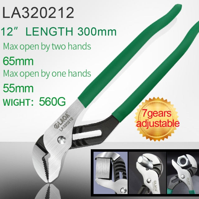 LAOA Multi-function Pipe Wrench Adjustable Water Pump Pliers Faucet - KiwisLove